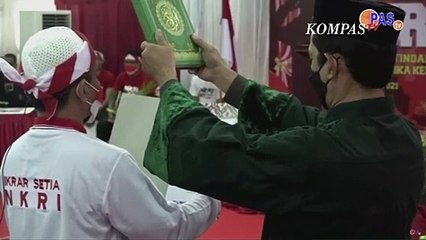 Momen 34 Napi Terorisme Bersumpah Ikrar Setia pada NKRI