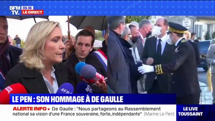 Marine Le Pen: "L'immense majorité de ce qu'a construit le général de Gaulle pour la France est en train de se liquéfier"