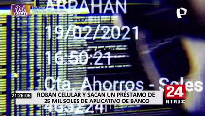 Delincuentes solicitan préstamo de S/ 25 mil y banco ya cobra la primera cuota a la víctima