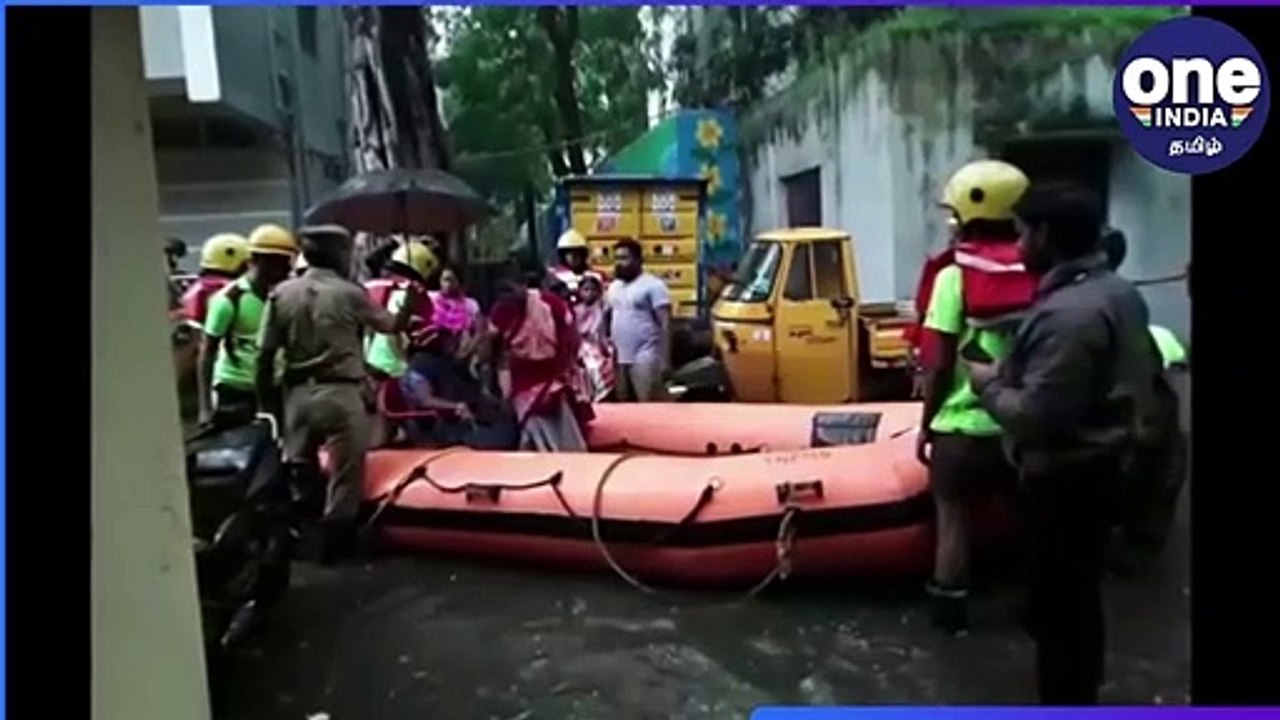 புளியந்தோப்பு: மருத்துவமனையில் இருந்து வெளியே வர முடியாமல் தவித்த 17 பேரை மீட்ட தீயணைப்பு வீரர்கள்