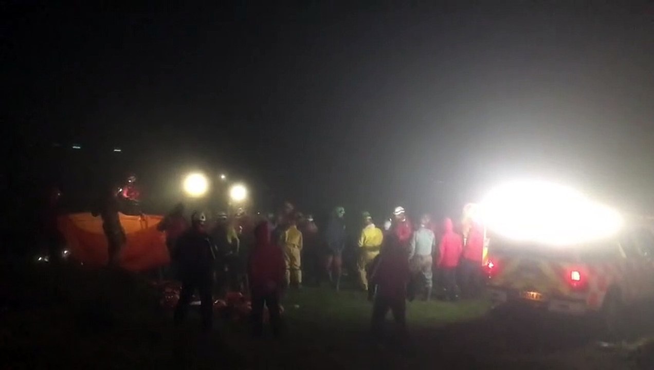 Brecon Beacons  - The caver trapped in the Ogof Ffynnon Ddu caves in Brecon Beacons has been successfully rescued after 56 hours underground