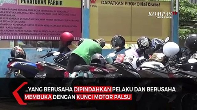 Berani ! Tukang Parkir Gagalkan Percobaan Curanmor