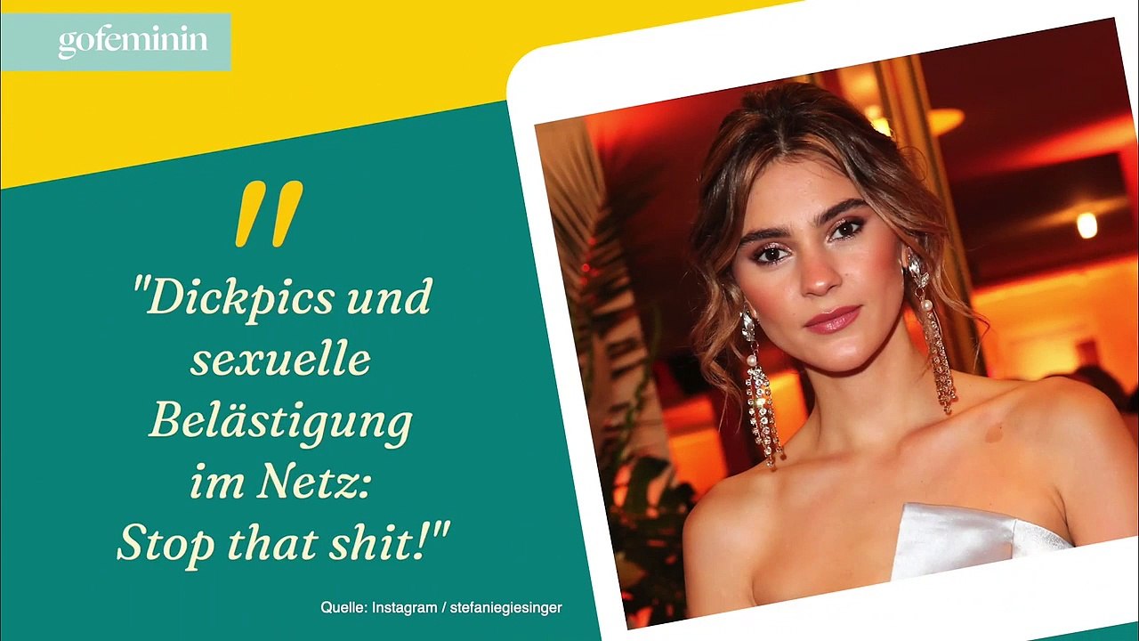 Sexuelle Belästigung im Netz: Stefanie Giesinger wehrt sich