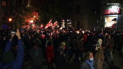 Tải video: Georgia, In piazza per il rilascio di Mikheil Saakashvili