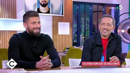 Olivier Giroud sur le plateau de C à vous, parle de sa fille Jade.