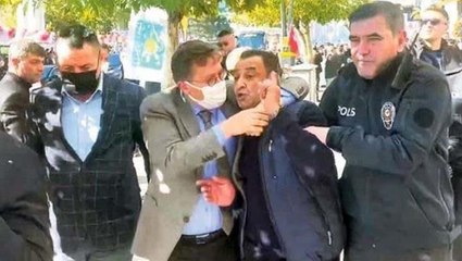 Lütfü Türkkan'la birlikte şehit yakınına küfreden kişi, gözaltına alındı