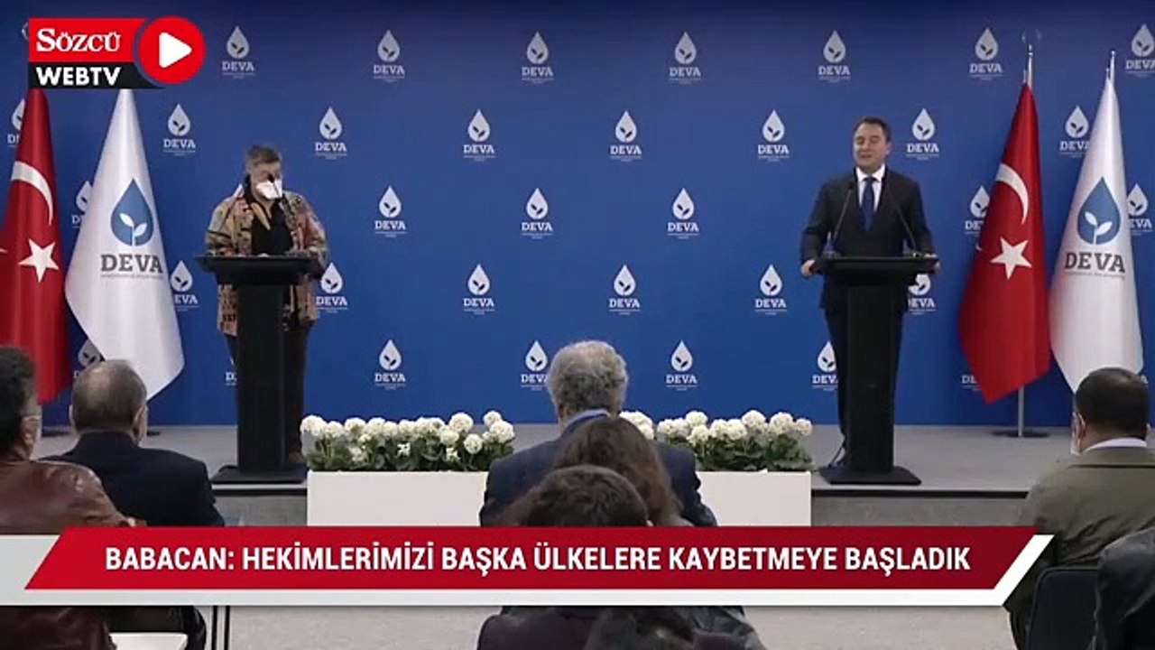 Babacan: Hekimlerimizi başka ülkelere kaybetmeye başladık, Türkiye kaçmak isteyenlerin ülkesi haline geldi