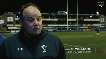 Wales U20 pre-England