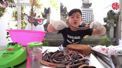 MUKBANG BAKSO BELUT TUMOR 3 KG! RASANYA MIRIP RUDAL! EDO SUKA BANGET...