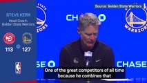 Curry's work ethic makes him 'historic' - Kerr