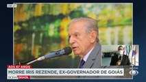 Ex-governador de Goiás, Iris Rezende, faleceu aos 87 anos em decorrência de complicações de um AVC que sofreu em agosto.