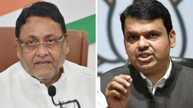 Watch: War of words between Fadnavis and Nawab Malik