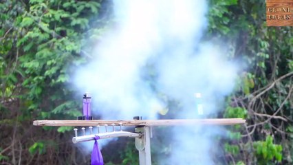The Wooden Hook Slingshot, New Slingshot Style 2021 | Slingshot Vs Water Balloon | EP 05