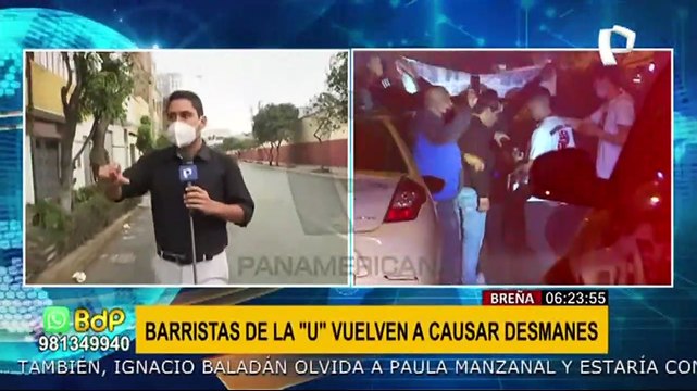 Disturbios frente a estadio Lolo Fernández: hinchas provocan desmanes por más de 4 horas