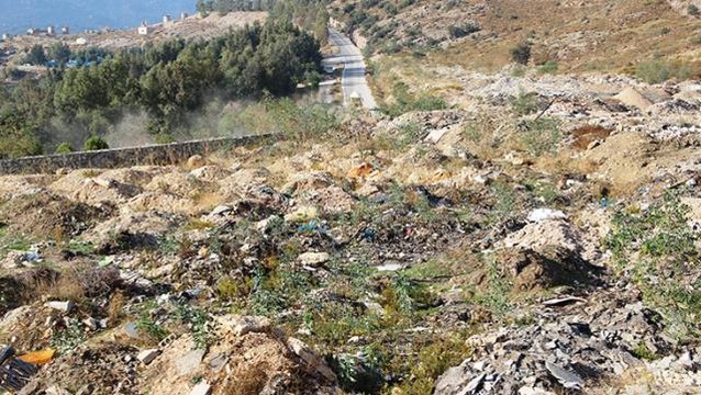 Bodrum'da isyan ettiren görüntü! Acil toplanma alanı çöplüğe döndü