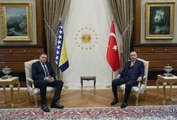 Cumhurbaşkanı Erdoğan, Bosna Hersek Devlet Başkanlığı Konseyi üyesi Dodik ile bir araya geldi
