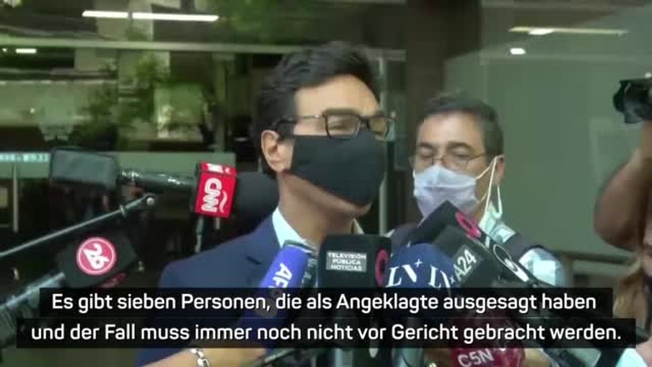 Angeklagte im Maradona-Fall erscheinen vor Gericht