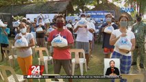 2,000 indibidwal na naapektuhan ng pandemya at Bagyong Maring sa San Fabian, Pangasinan, hinatiran ng tulong ng GMA Kapuso Foundation  | 24 Oras
