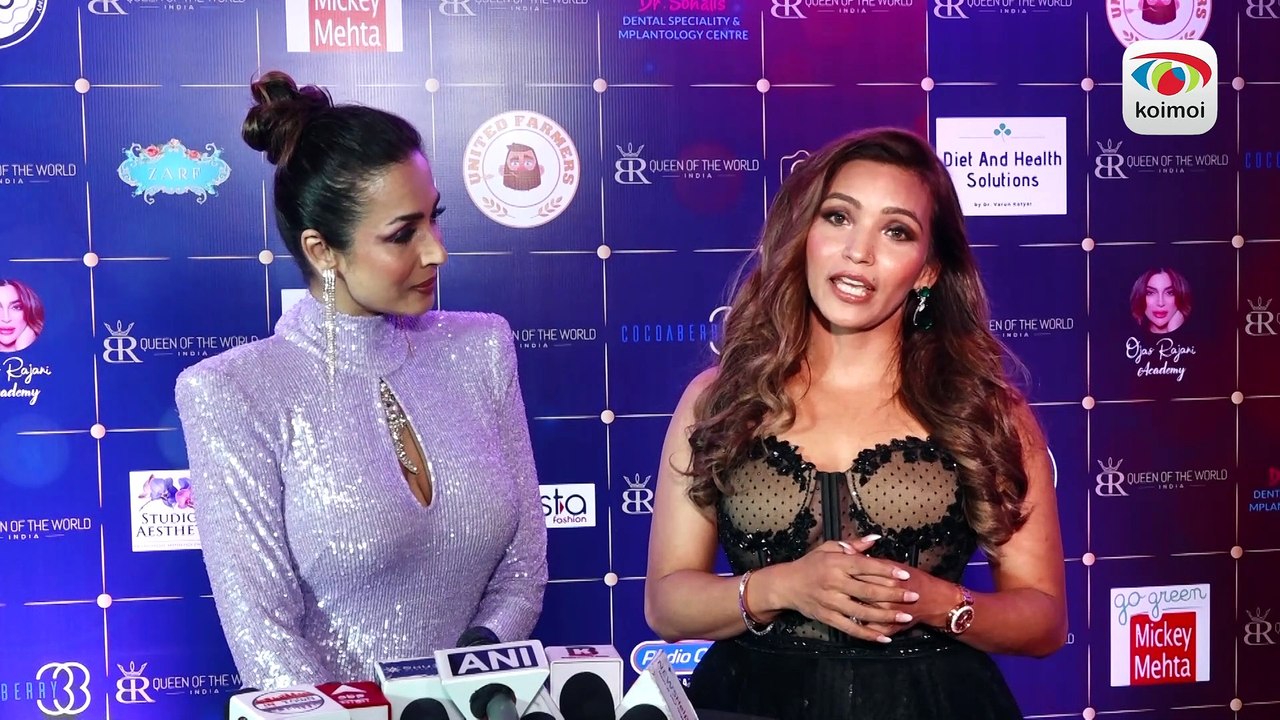 Malaika Arora & Isha Koppikar  At Beauty Paegent Queen Of The World