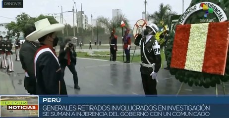 Gobierno peruano avala inicio de investigaciones contra generales retirados