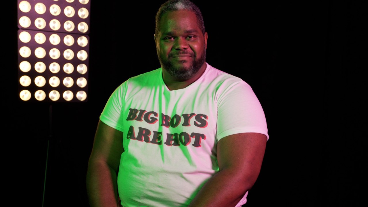 David Venkatapen, mannequin grande taille.