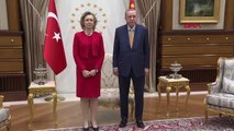 Erdoğan, Avrupa Güvenlik ve İşbirliği Teşkilatı Parlamenter Asamblesi Başkanı Margareta Cederfelt'i kabul etti