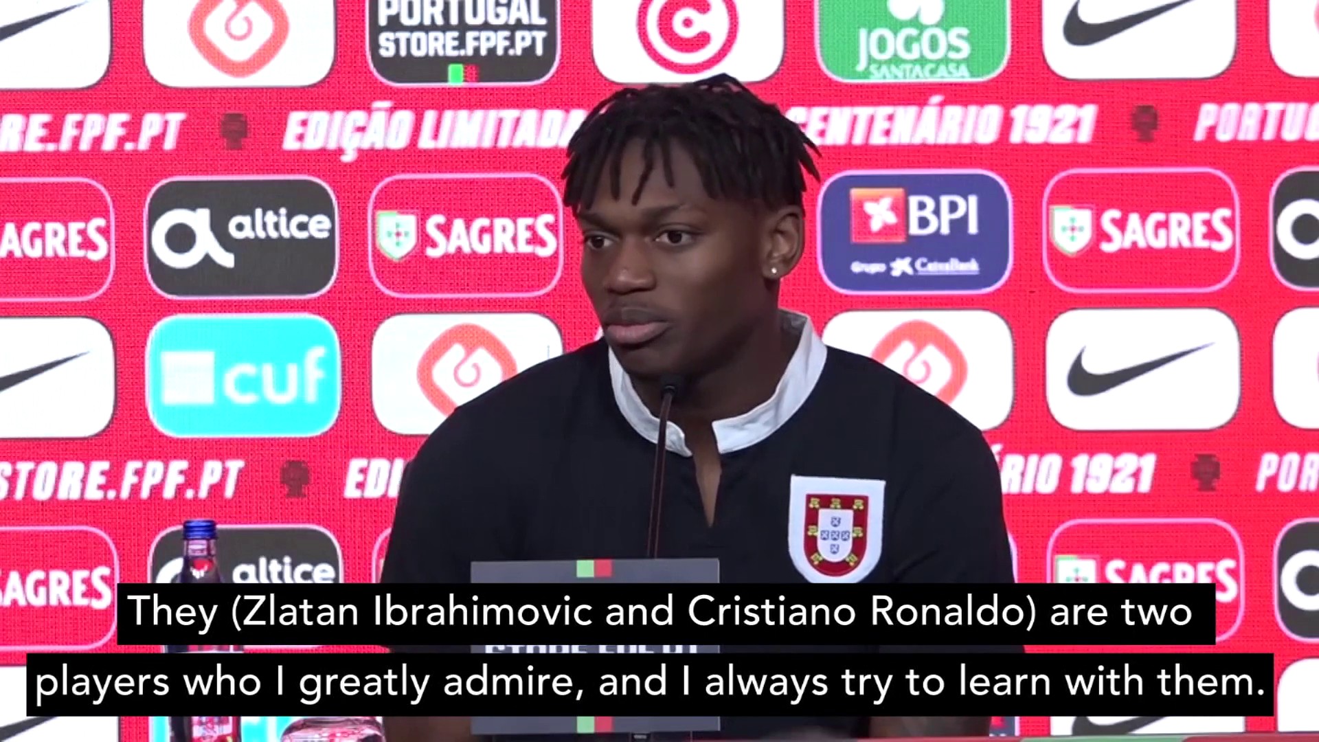 "We have two more finals, and the finals are to be won" Portugal forward Leao on WC qualifiers