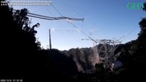 Porto Rico : les images saisissantes de l'effondrement du télescope d'Arecibo
