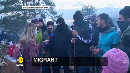 Migrants aided by Belarus try to storm border into Poland _ US condemns migration crisis _ WION News