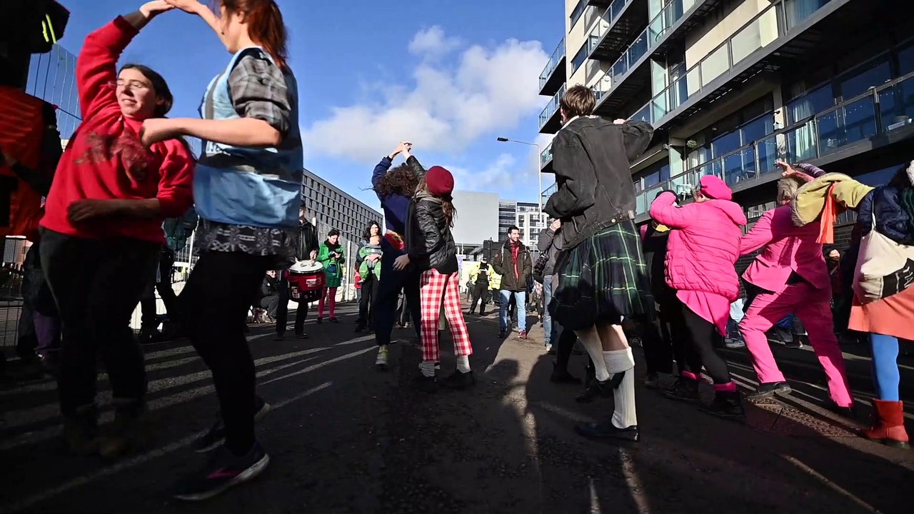 Extinction Rebellion climate ceilidh