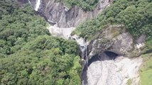 L'une des plus belles cascades de l'Equateur a arrêté de couler