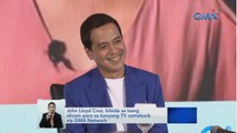 John Lloyd Cruz, bibida sa isang sitcom para sa kanyang TV comeback via GMA Network | Saksi