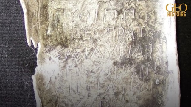 A Athènes, une trentaine de tablettes de malédiction révélées dans un puits antique