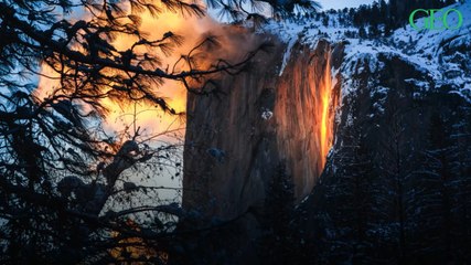 Yosemite : le fabuleux spectacle de la cascade de feu