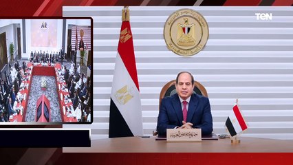 كلمة السيد الرئيس عبر الفيديو كونفرانس لرؤساء أجهزة المنتدى العربي الاستخباري