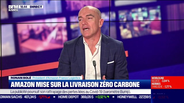 Ronan Bolé (Amazon France Logistics) : Amazon mise sur la livraison zéro carbone - 09/11