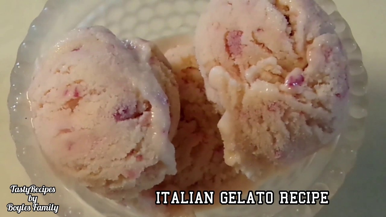 Homemade Italian Gelato Recipe from Scratch Step by Step Tips Ice Cream Maker Machine