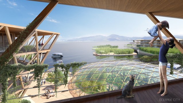 Bientôt des villes flottantes pour accueillir les réfugiés climatiques ?