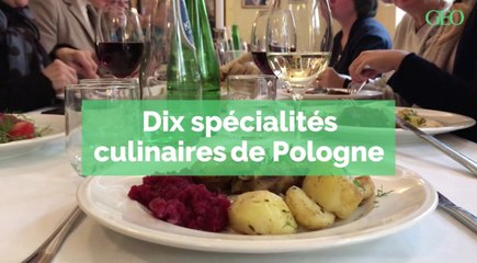 10 spécialités culinaires de Pologne