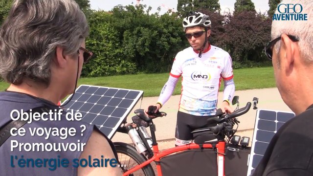Ces aventuriers ont rejoint la Chine depuis la France grâce à des vélos solaires