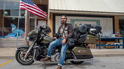 La chevauchée fantastique d'Olivier Touron en Harley Davidson aux Etats-Unis [GEO AVENTURE]