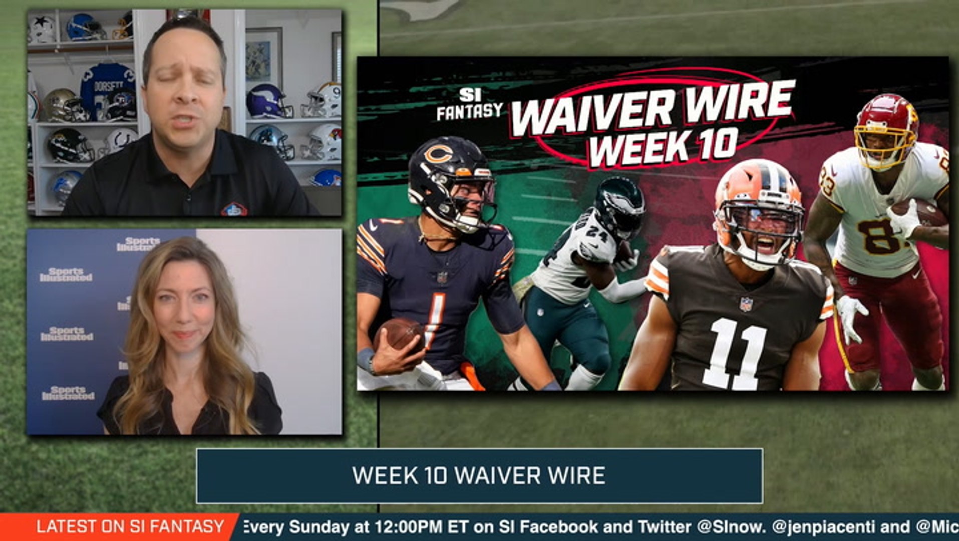 ⁣Week 10 Waiver Wire