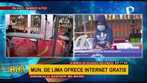 Barrios Altos: habilitan espacio para que escolares usen internet gratis