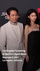 Cast Members Attend the Los Angeles Screening of Netflix’s "Squid Game"