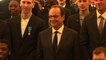 Hollande décore les athlètes des JO de Rio