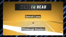 Detroit Lions at Pittsburgh Steelers: Over/Under