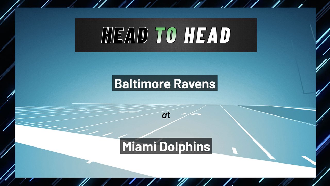 Baltimore Ravens at Miami Dolphins: Over/Under