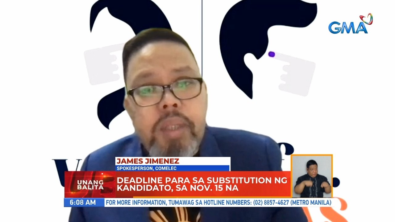 Panayam kay James Jimenez, spokesperson, COMELEC | UB