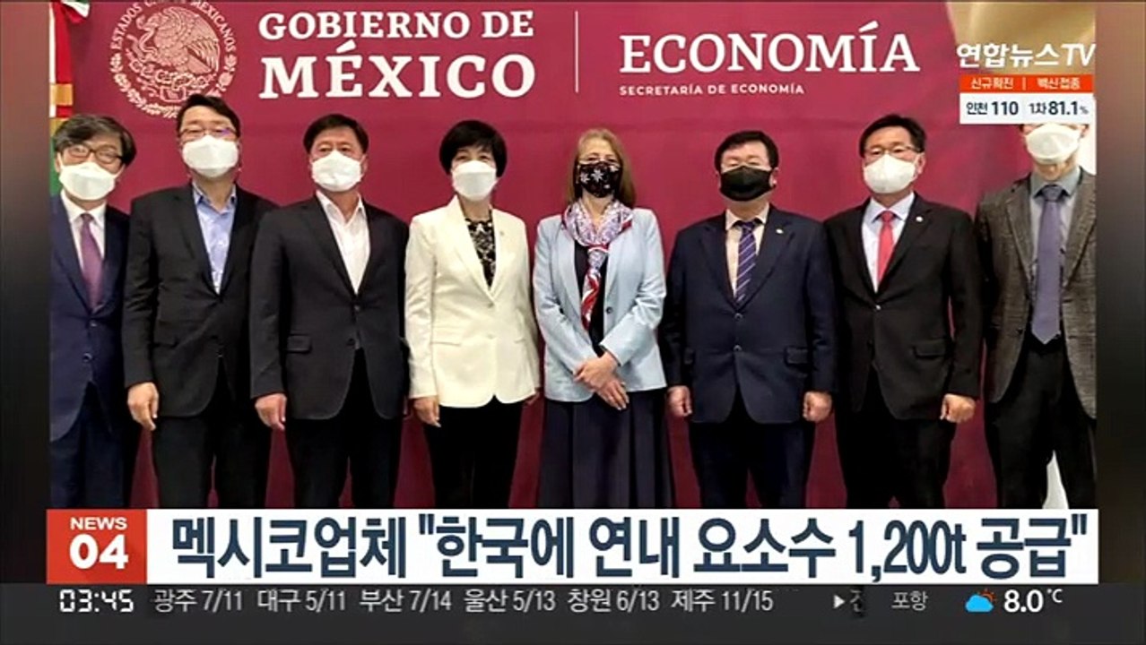 멕시코업체 "한국에 연내 요소수 1,200t 공급"