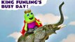 King Funling from the Funny Funlings Toys Busy Day in this Stop Motion Animation Family Friendly Full Episode English Toy Story Video for Kids with Pretend Safari Animals